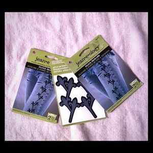 Flocked Iron-Ons for Jeans by Jeaneology